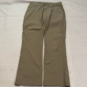 Eddie Bauer Men Horizon Guide Chino Pant 38x32 Olive Commuter Traveler Trek-5383